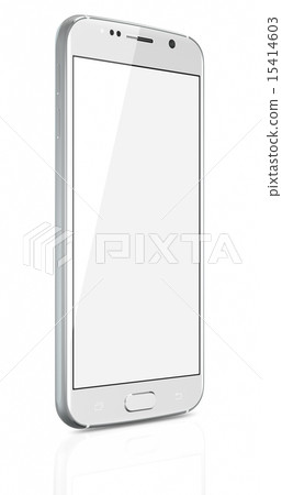 White Pearl Smartphone with blank screen White Pearl Smartphone with blank screen 15414603