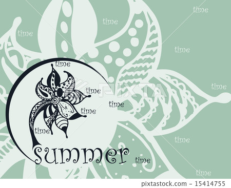 summer zentangl background 15414755