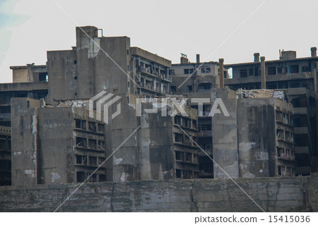 Scenery of warship island 15415036