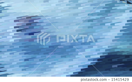 Abstract expressionism, fantastic blue landscape 15415429