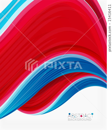 Abstract realistic solid wave background 15416411