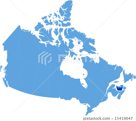 Map of Canada - Prince Edward Island province Map of Canada - Prince Edward Island province 15419047
