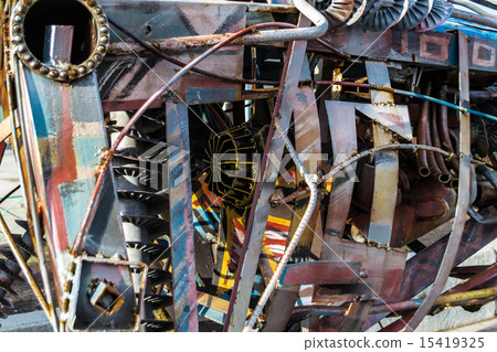 Scrap Metal Welded Together 15419325