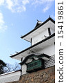 Kanazawa castle park in winter (Ishikawa gate) 15419861