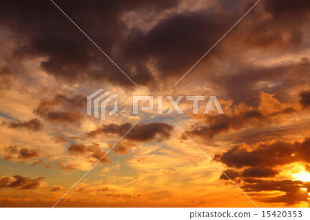 Sunset sky 15420353