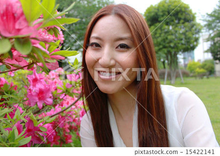 女性美好的腿杜娟花 15422141