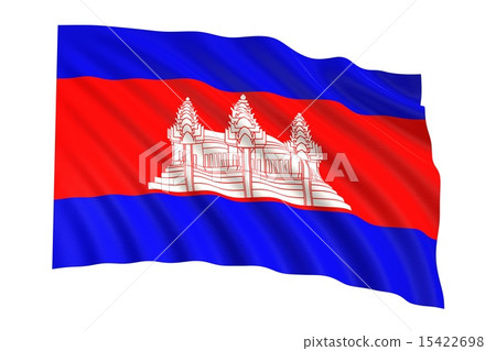 Cambodian flag 15422698
