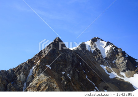 Mt. Sukoda seen from the Hakuba Daisetsuki upper part 15422993
