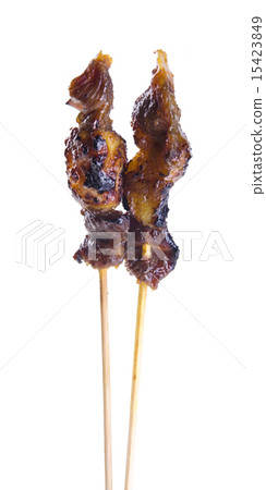 Satay. Asian cuisine - Satay on background 15423849