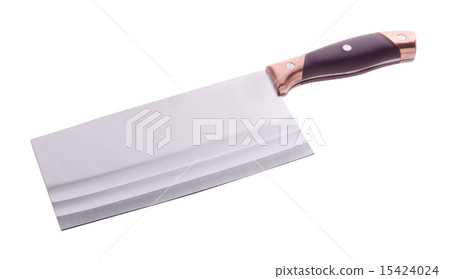 meat cleaver close up on background 15424024