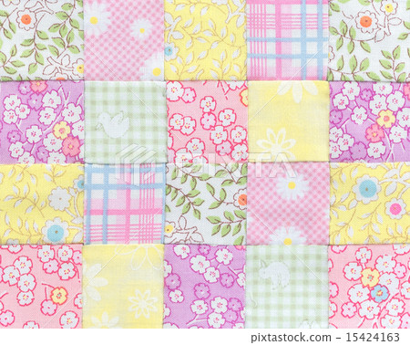 Patchwork Quilt , Basic pattern square 15424163