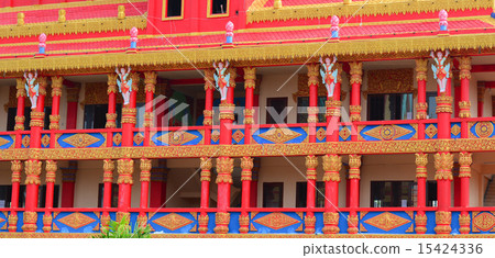 Decoration of Khmer temple in Vietnam 15424336