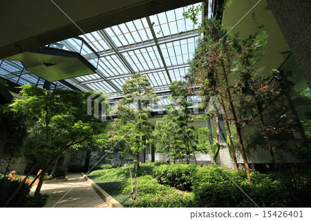 Indoor greening of greening center main building Indoor greening of greening center main building 15426401