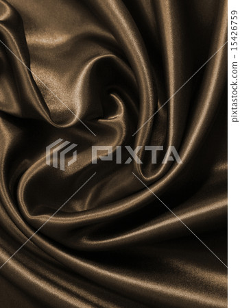 Smooth elegant golden silk or satin as background. 15426759