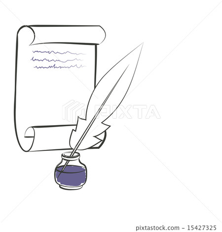 inkwell pen paper 15427325