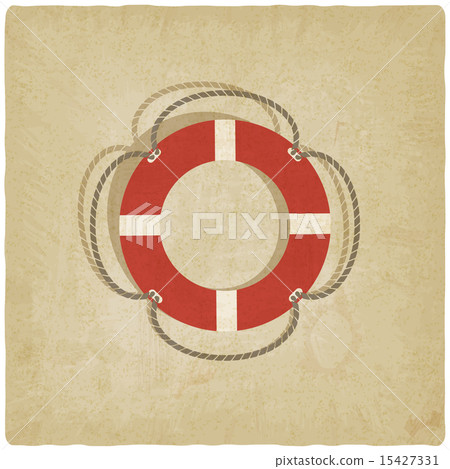 lifebuoy symbol old background 15427331