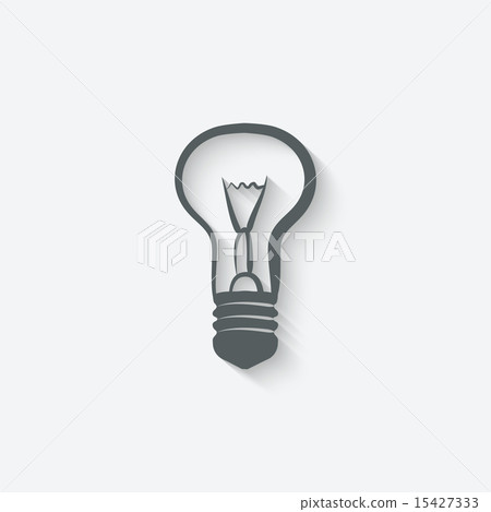 lightbulb energy icon 15427333