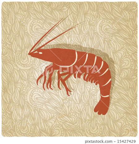 shrimp old background shrimp old background 15427429