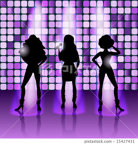 singing girls disco style singing girls disco style 15427431