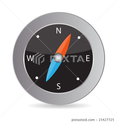 Glossy Compass. Vector Illustration Glossy Compass. Vector Illustration 15427725