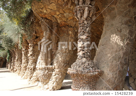 Guell公園的走廊 15428239