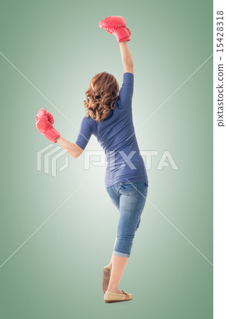 Fighting girl concept Fighting girl concept 15428318