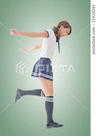 Japanese style school girl 15428342