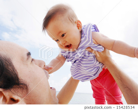 爸爸高，寶寶0歲零6個月 15428534