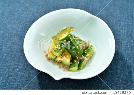 Sesame oil of cucumber soy sauce. Sesame oil of cucumber soy sauce. 15429270