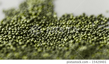Pile green balls Pile green balls 15429401