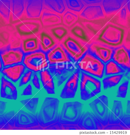 Green, blue and pink skin. Watercolor paint. Fold Green, blue and pink skin. Watercolor paint. Fold 15429919