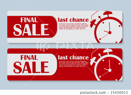 Sale Banner with Place for Your Text. Vector Illustration Sale Banner with Place for Your Text. Vector Illustration 15430013
