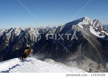 南阿爾卑斯山到Sennakadake山脊線1月 15430300