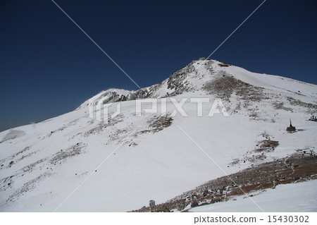 Photographed the summit from Mt. Ontakeyama Fallship before May eruption 15430302
