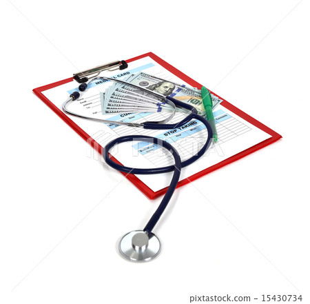 clipboard with medical form 15430734