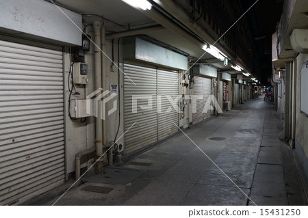 Tokyo Underground Labyrinth, International Arcade - Stock Photo