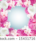 Pink and white roses 15431716