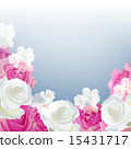 Pink and white roses 15431717