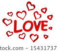 red hearts 15431737