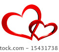 red hearts 15431738