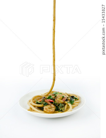 long spicy fried spaghetti seafood long spicy fried spaghetti seafood 15433827