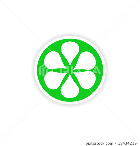 icon sticker realistic design on paper orange icon sticker realistic design on paper orange 15434219