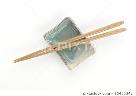 Chopsticks and soy sauce dishes Chopsticks and soy sauce dishes 15435342