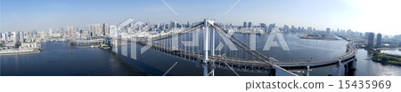 Rainbow Bridge Panorama Aerial shooting Rainbow Bridge Panorama Aerial shooting 15435969