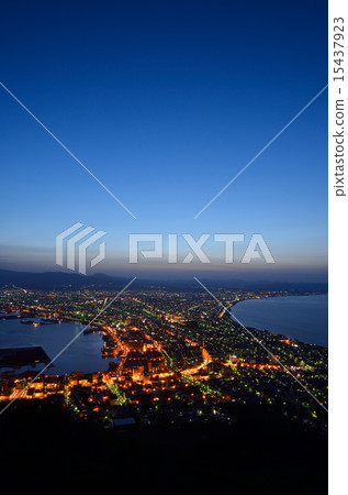 函館“早晨的夜景” 函館“早晨的夜景” 15437923