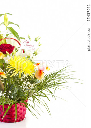 Basket with flowers for Mother Basket with flowers for Mother 15437931