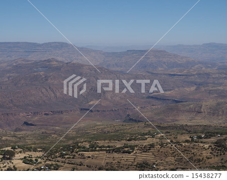 Scenery of the village along the Blue Nile River in Ethiopia -3 15438277