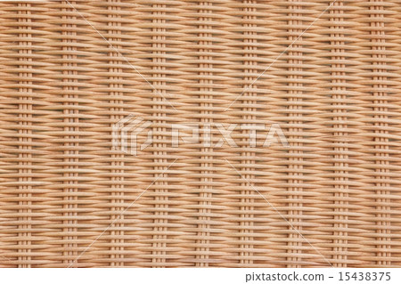 Brown Wicker Rattan Texture Background 15438375
