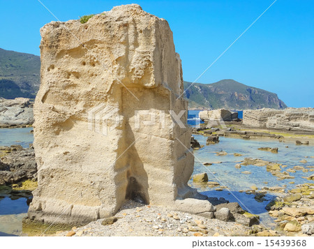 A view of a rocky shore of a Sicily island A view of a rocky shore of a Sicily island 15439368