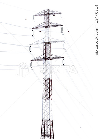 Detail of electricity pylon against 15440514